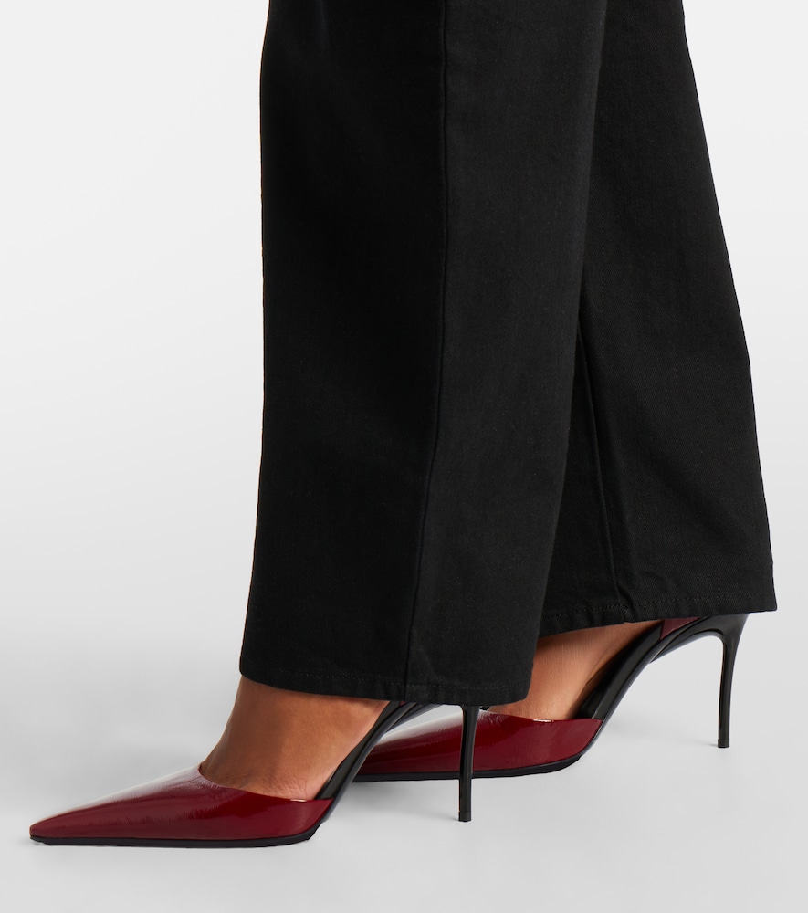 Alaïa 90 leather pumps