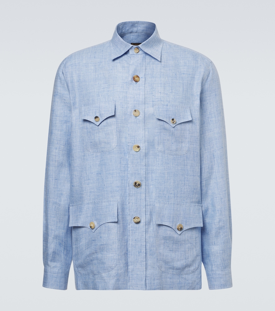 Rubinacci Linen field jacket