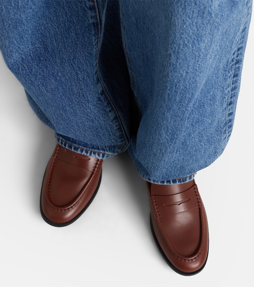 Tod's Gommino leather penny loafers