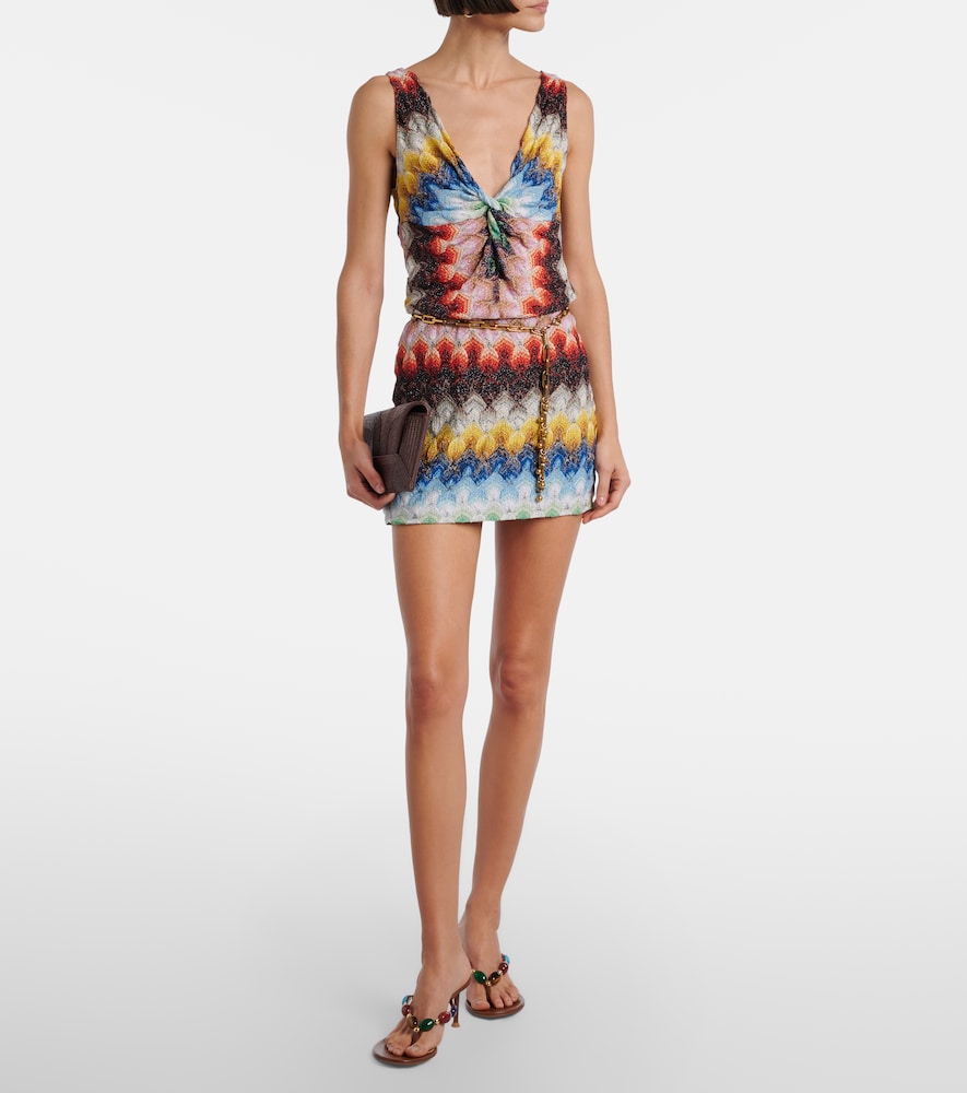 Missoni Lamé miniskirt
