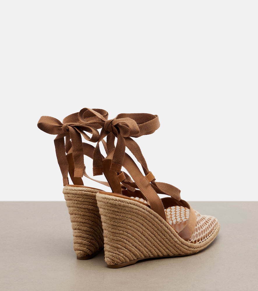  Christian Louboutin Christian Louboutin Espadrille-wedges Toleda Aus Mesh 