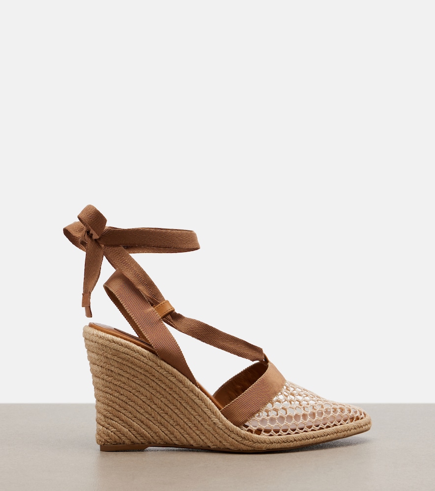  Christian Louboutin Christian Louboutin Espadrille-wedges Toleda Aus Mesh 