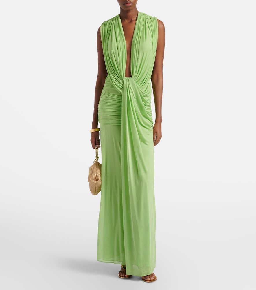 Christopher Esber Ripple draped jersey gown