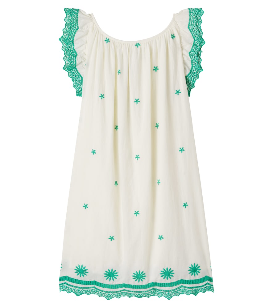 Bonton Embroidered Cotton Dress