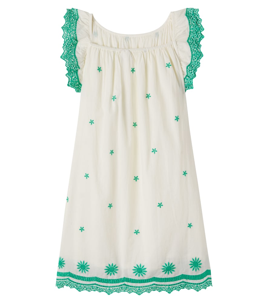  Bonton Bonton Besticktes Kleid Aus Baumwolle 