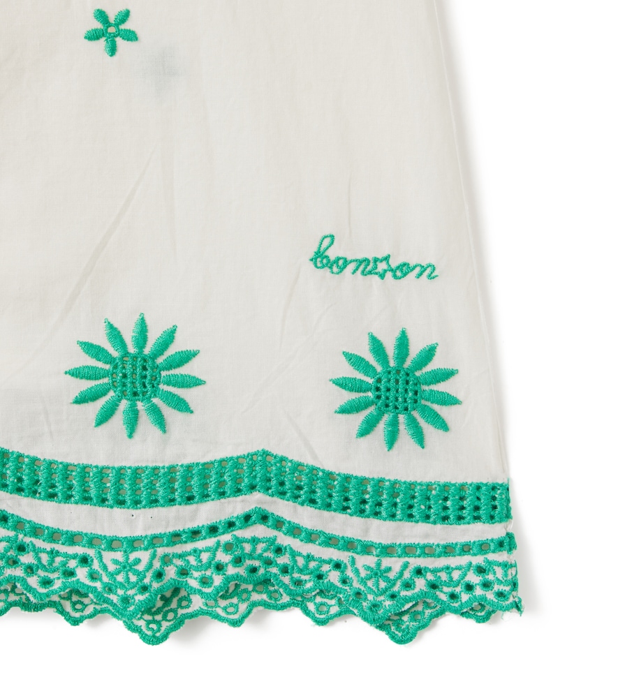  Bonton Bonton Besticktes Kleid Aus Baumwolle 