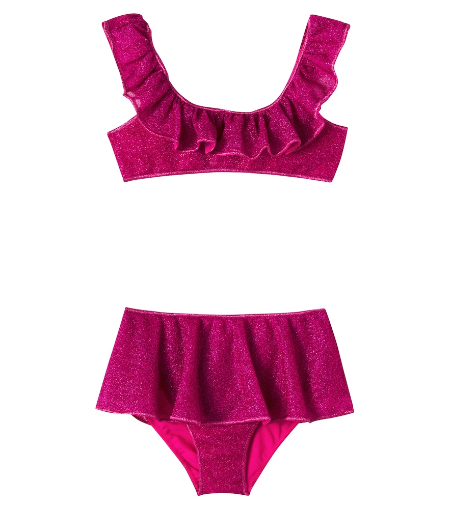 Oseree Kids Purple Lumiere Ruffled Bikini Y 2/4 - Mytheresa