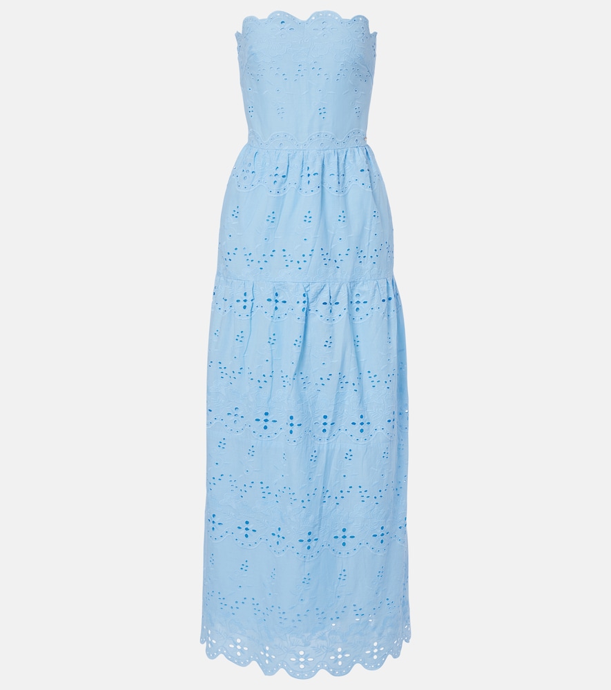 Melissa Odabash Sophie broderie anglaise cotton maxi dress