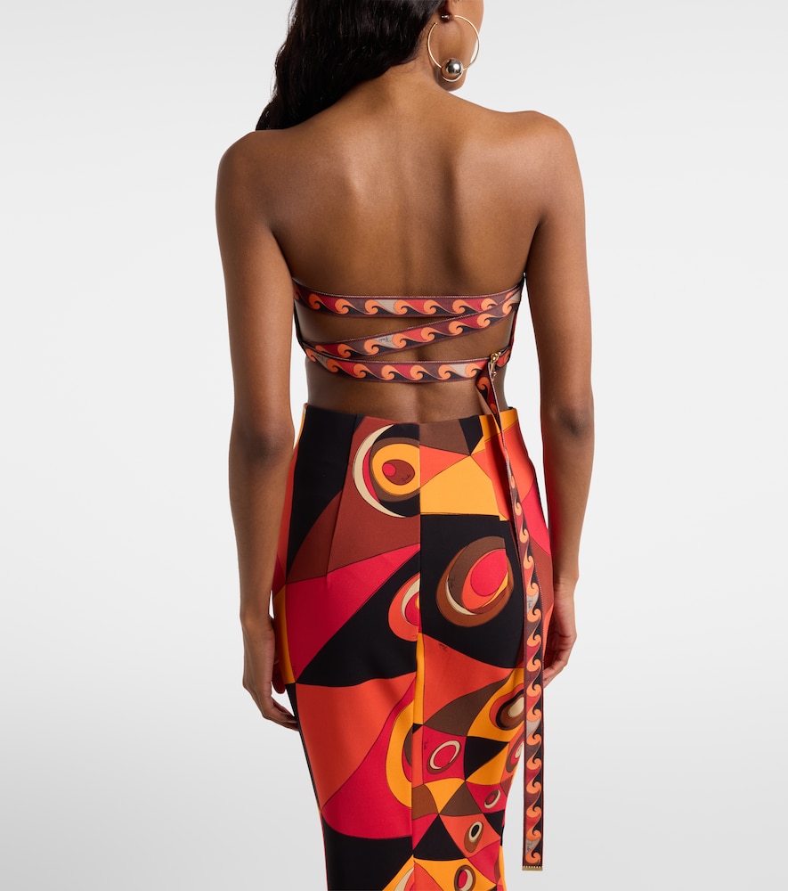  Pucci Pucci Manuba Cotton Bandeau Top 