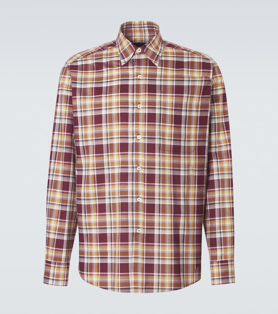 Prada Plaid cotton shirt