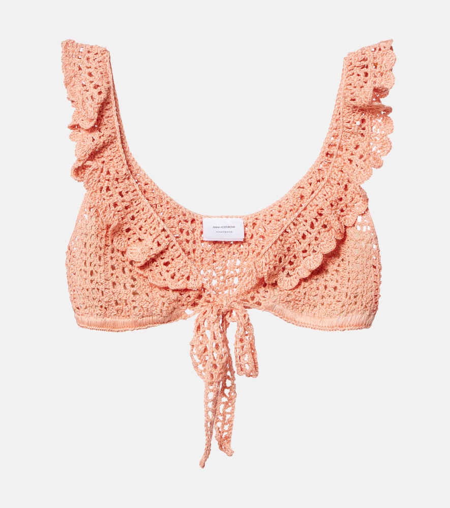Anna Kosturova Crochet bra top