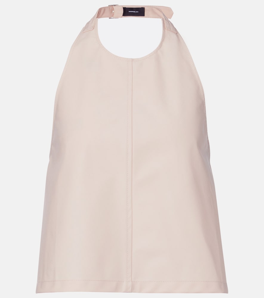 Wardrobe.NYC Wardrobe. NYC Halterneck cotton-blend top | Thumbnail 7