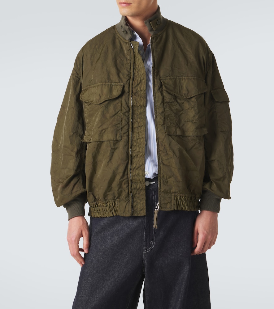 Comme Des Garçons Homme Zip-Up Bomber Jacket