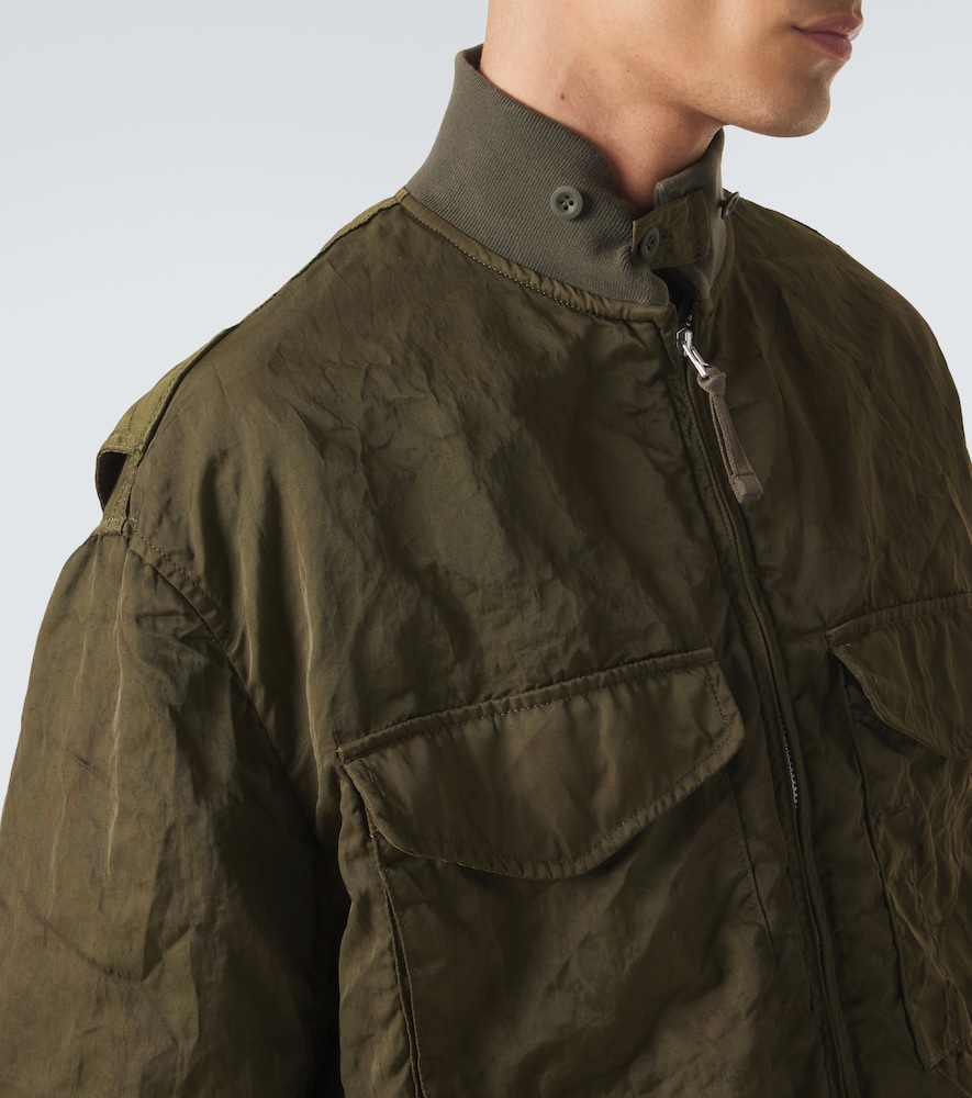 Comme Des Garçons Homme Zip-Up Bomber Jacket