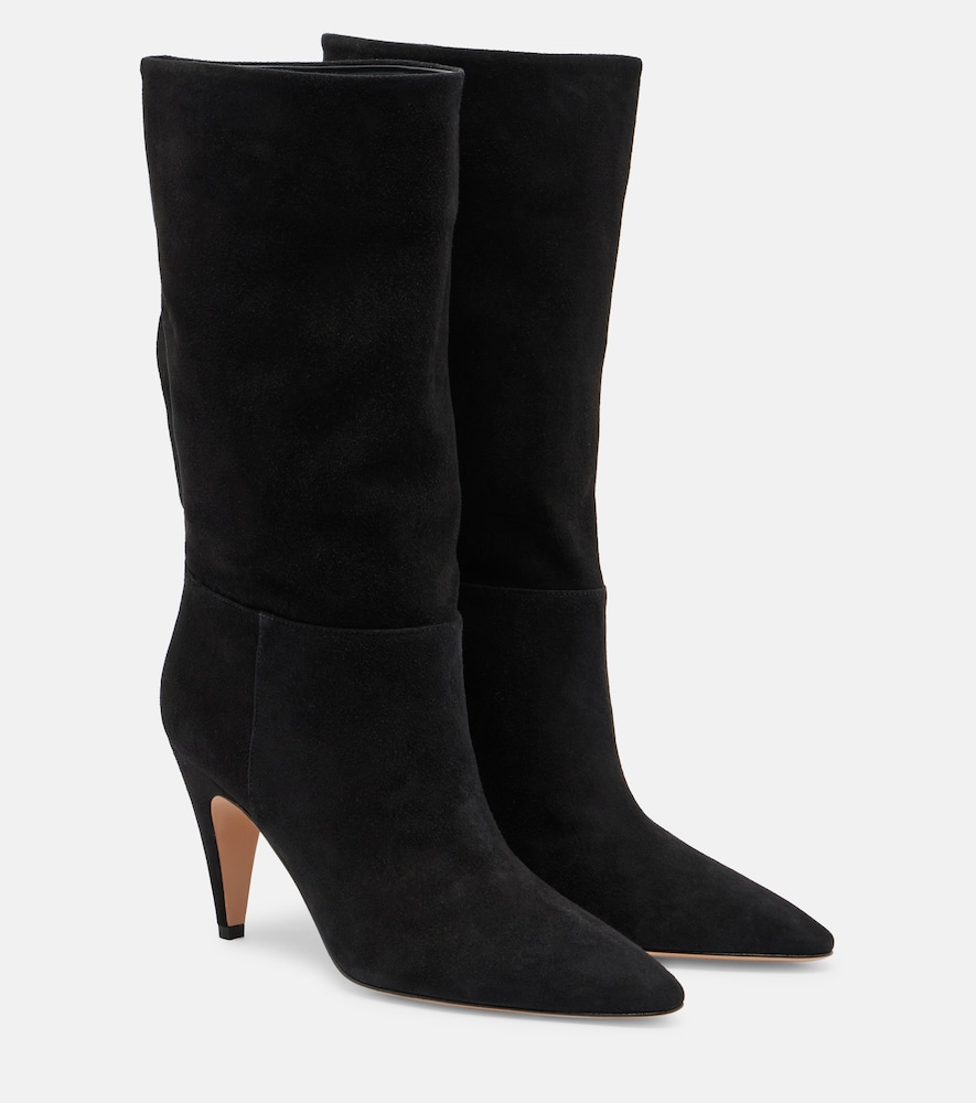 Gianvito Rossi Elise suede mid-calf boots