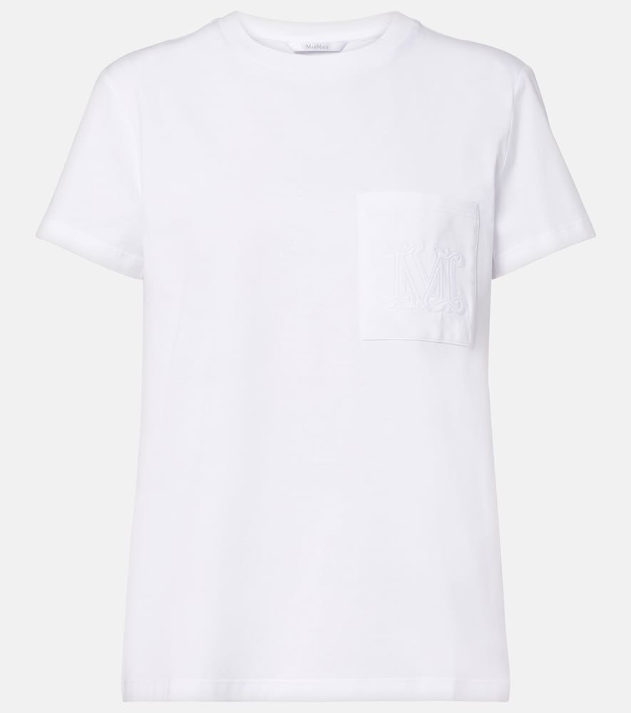 T-shirt Monogram in jersey di cotone