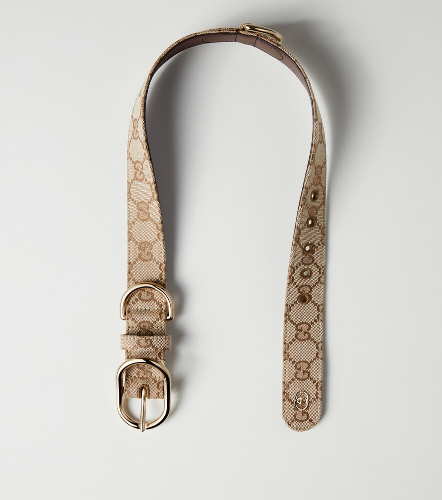  Gucci Gucci Collare Per Cani L/xl In Canvas Gg 
