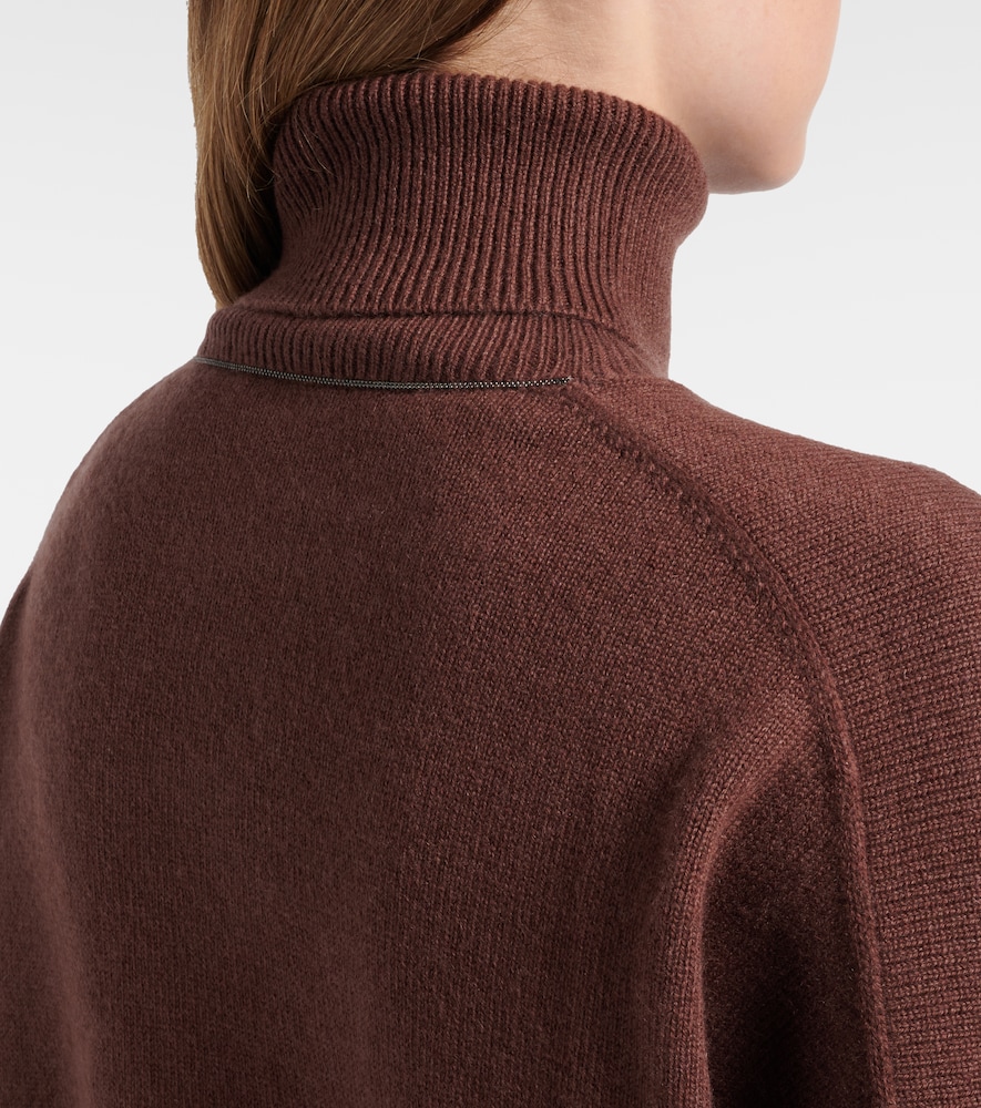 Monili Cashmere Turtleneck Sweater