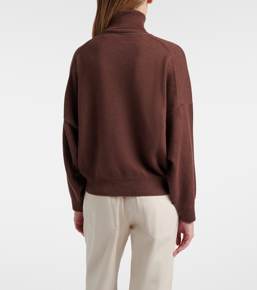 Monili Cashmere Turtleneck Sweater
