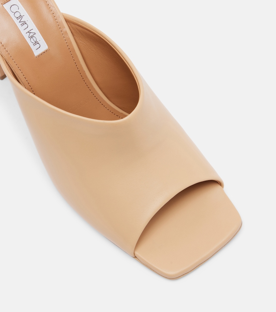  Calvin Klein Collection Calvin Klein Collection Palma Leather Mules 