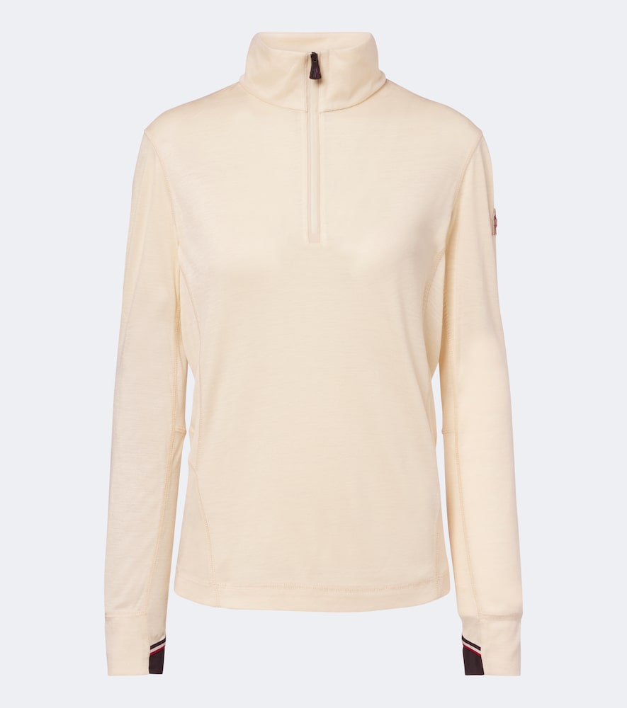 Grenoble Wool And Silk Jersey Ski Top