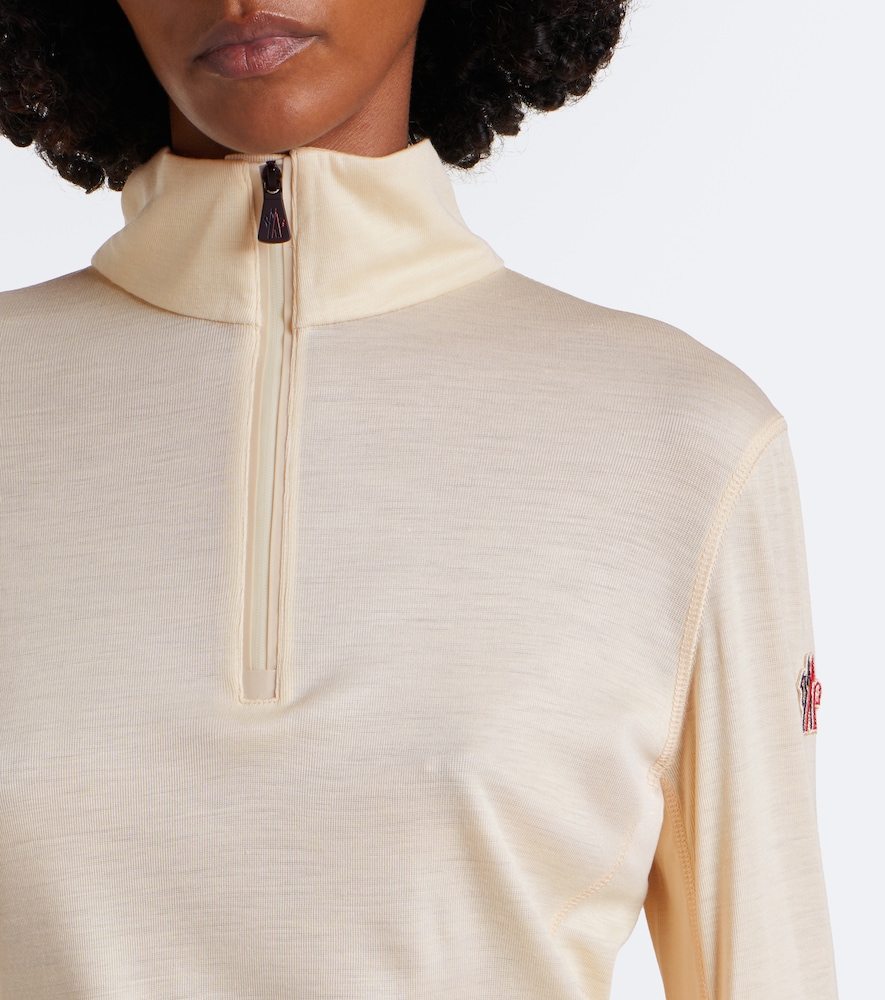 Grenoble Wool And Silk Jersey Ski Top
