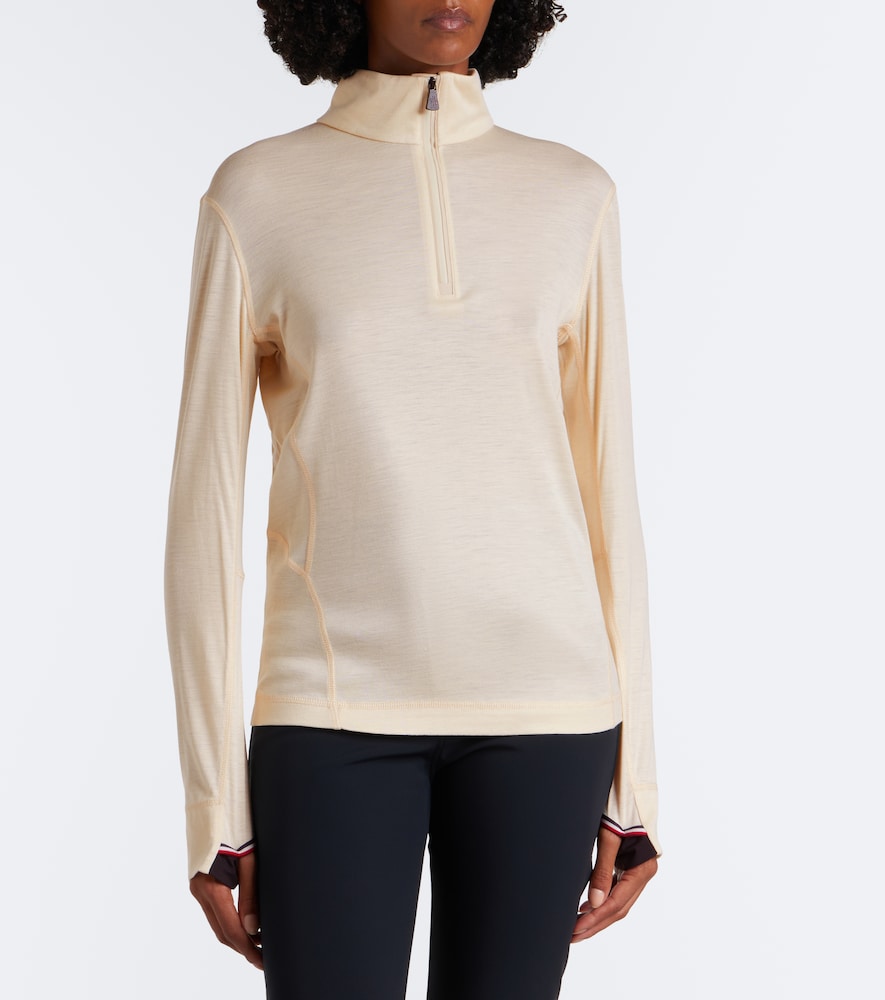 Grenoble Wool And Silk Jersey Ski Top