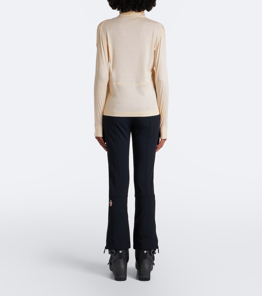 Grenoble Wool And Silk Jersey Ski Top