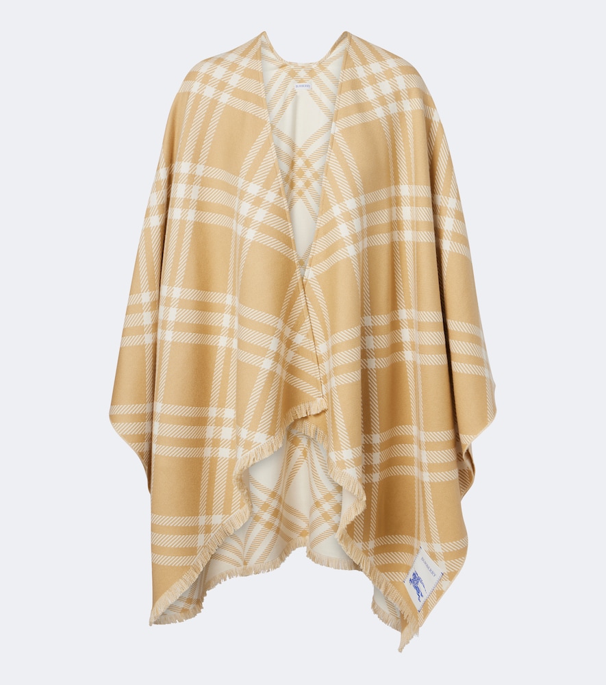Cape  Check aus Wolle, Seide und Kaschmir