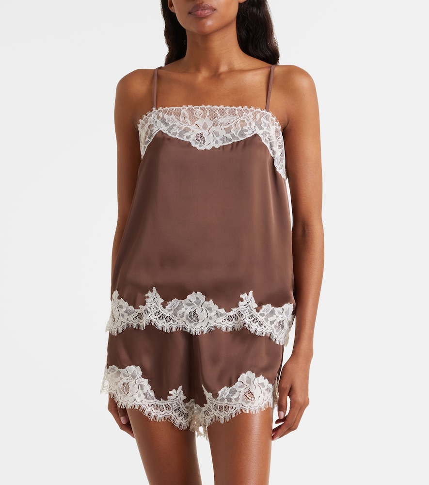 Lace-Trimmed Top