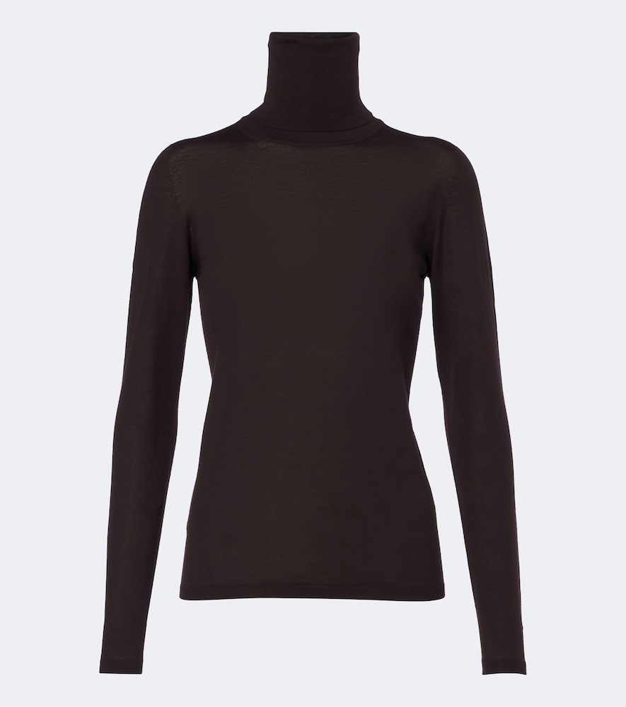 Virgin Wool Turtleneck Sweater