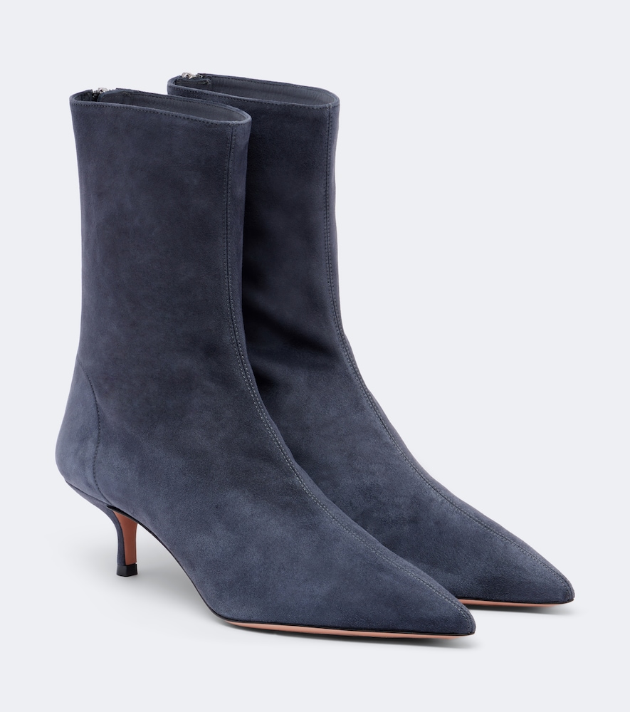 Ankle Boots Montmartre aus Veloursleder
