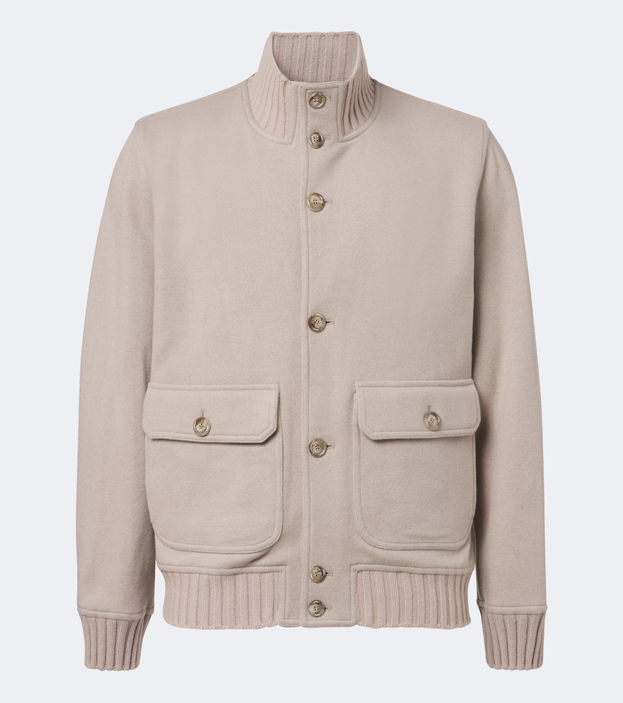 Fedeli Giacca bomber in cashmere