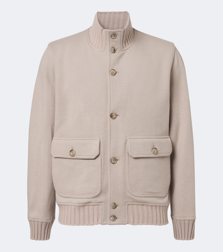 Cashmere Bomber Jacket