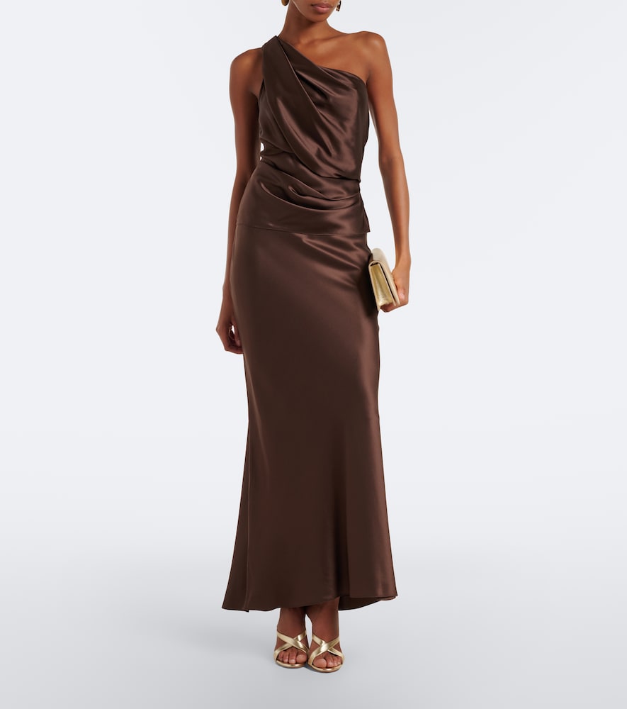 Draped One-Shoulder Top