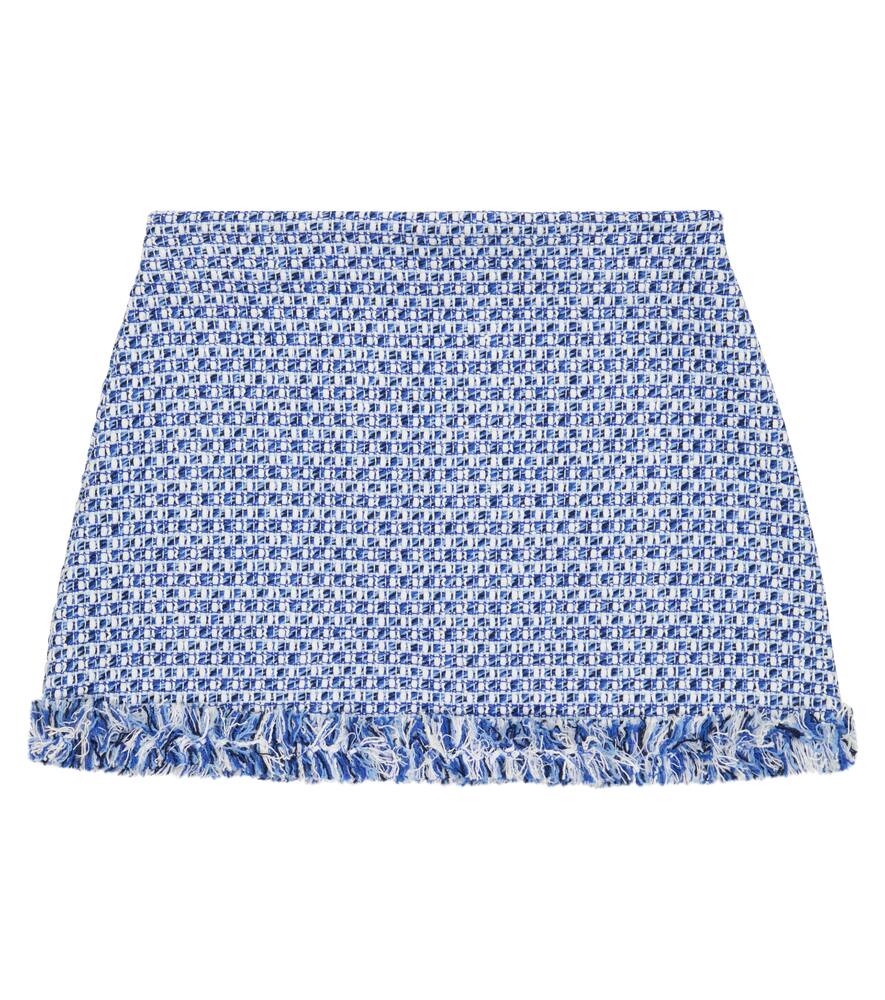 Il Gufo Cotton tweed skirt