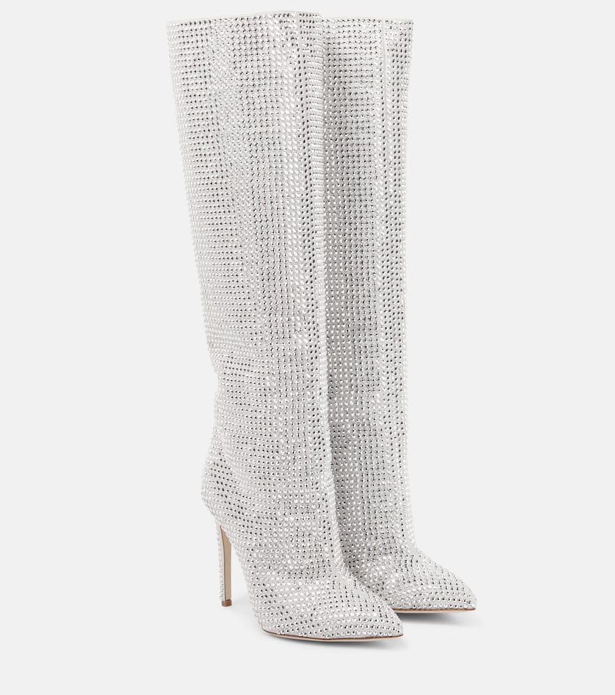 Silver diamond boots sales