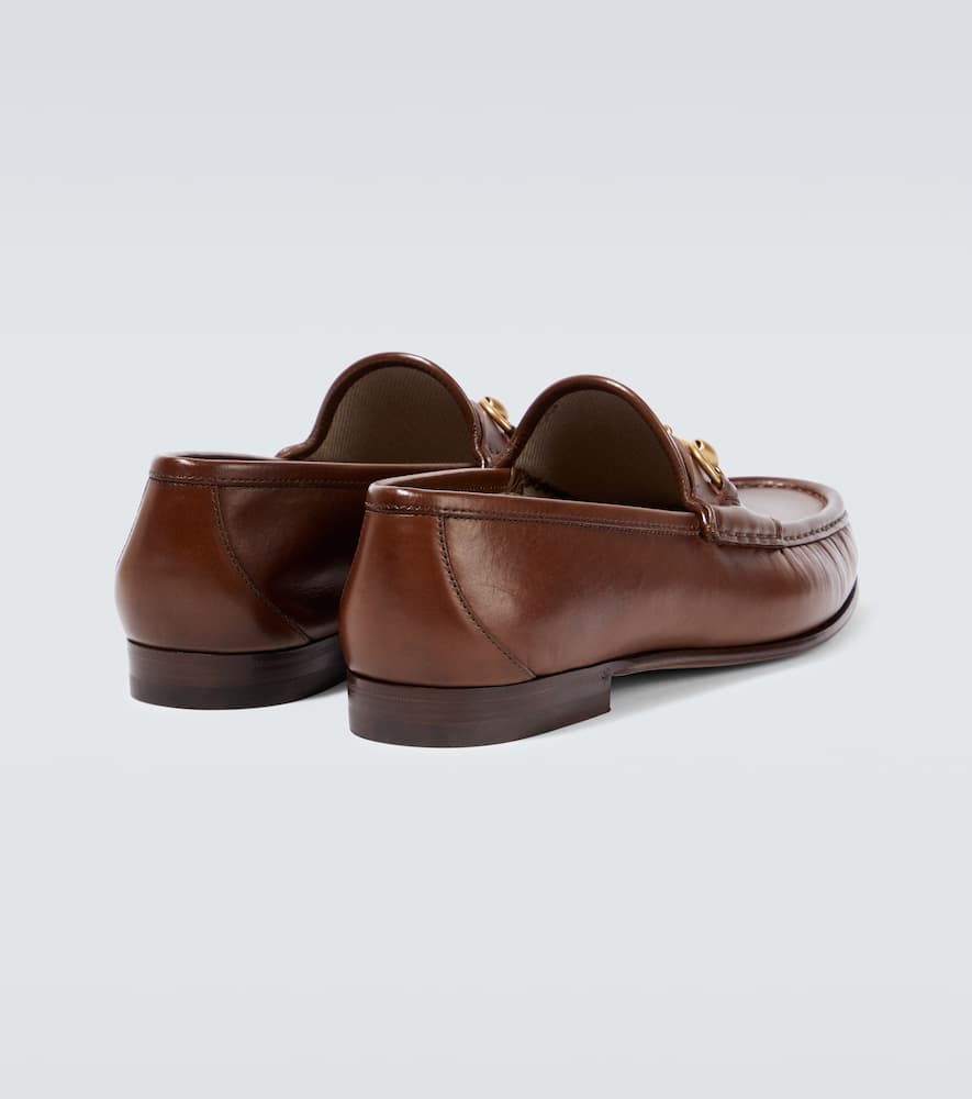 Shop Gucci Horsebit 1953 Leather Loafers In Brown Sugar/bro.suga