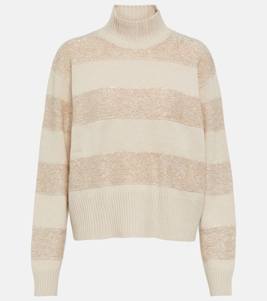 Brunello Cucinelli Virgin wool, cashmere, and silk sweater