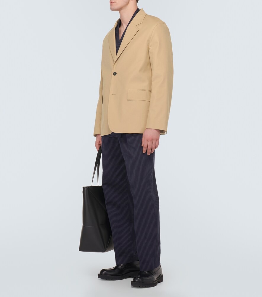  Lanvin Lanvin Deconstructed Cotton-blend Blazer 
