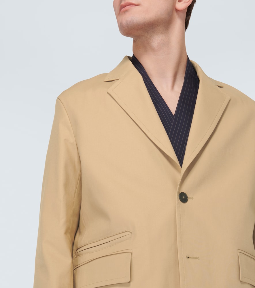  Lanvin Lanvin Deconstructed Cotton-blend Blazer 
