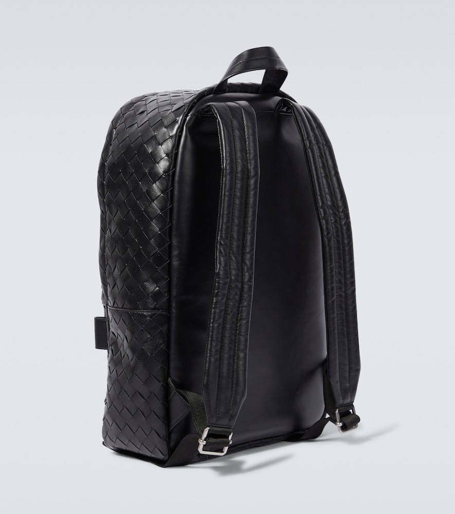  Bottega Veneta Bottega Veneta Intrecciato Leather Backpack 