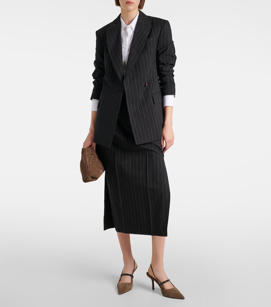 Brunello Cucinelli Brunello Cucinelli Blazer Aus Wolle Und Baumwolle 