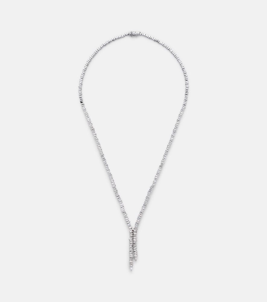 Suzanne Kalan 18kt White Gold Necklace With Diamonds In White
