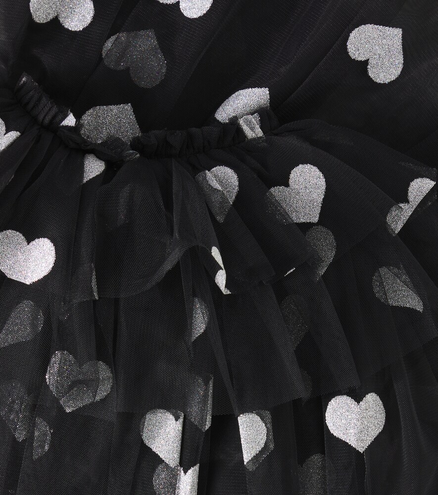  Konges Slojd Konges Slã¸jd Heart-printed Tulle Cape 