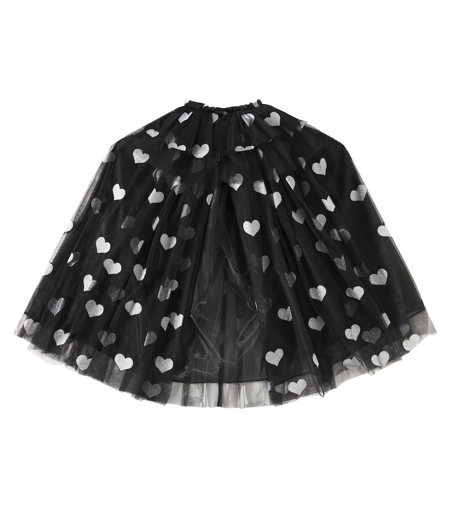  Konges Slojd Konges Slã¸jd Heart-printed Tulle Cape 