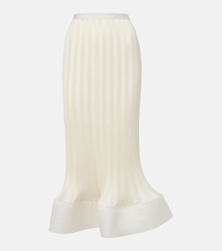 Simkhai Hollis Midi Skirt In White
