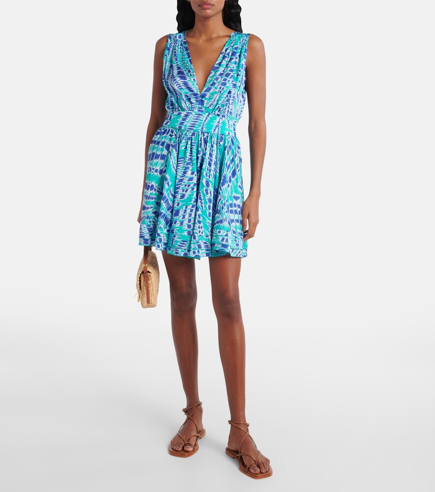  Poupette St Barth Poupette St Barth Bedrucktes Minikleid Bessie 