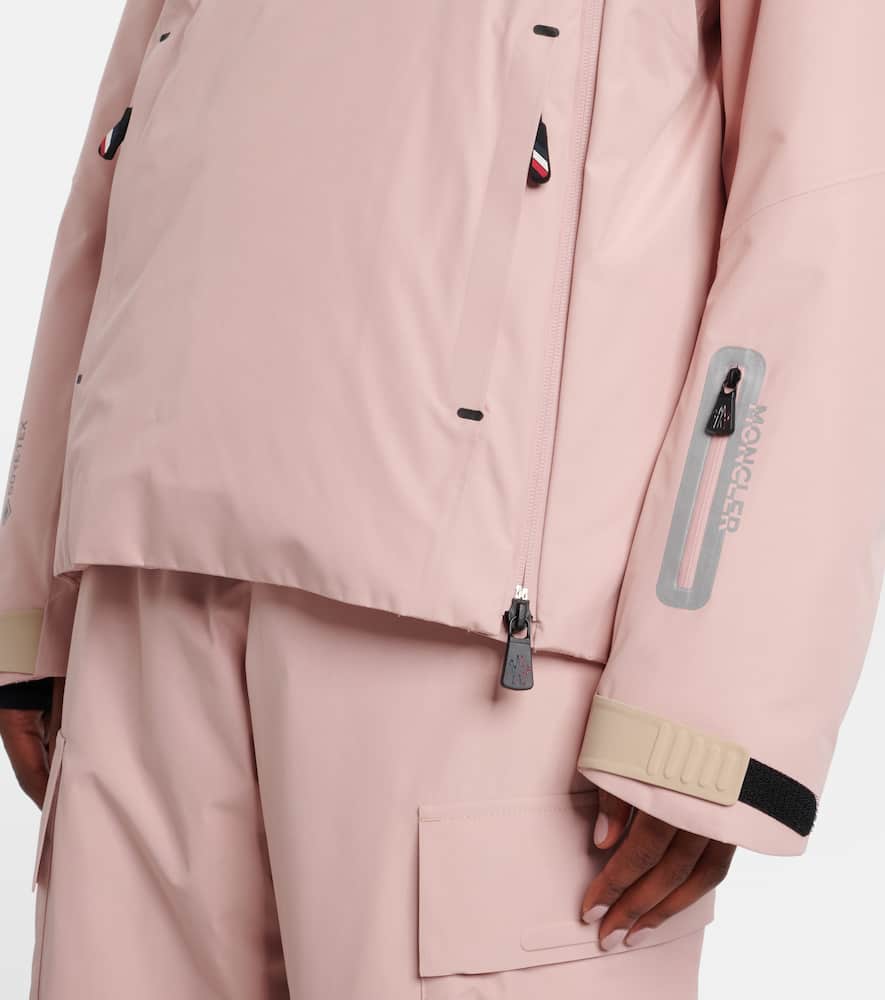 Moncler Ampay Padded Ski Jacket In Pink