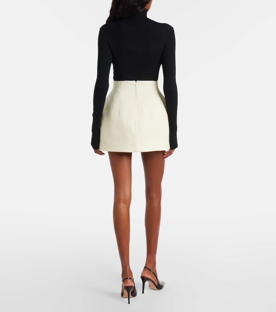 Wardrobe.nyc Wardrobe. Nyc Rhw Miniskirt In White